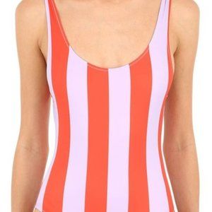 Solid & Striped One Piece Suit - BRAND NEW